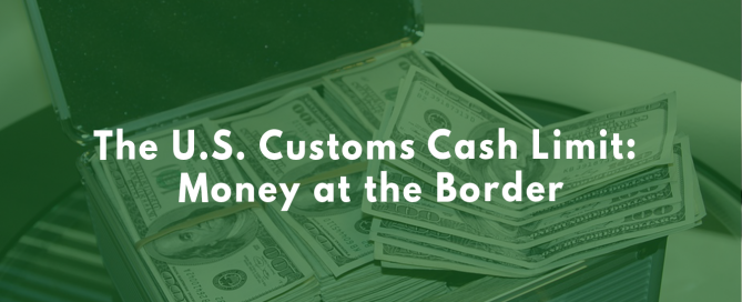bringing money into the us
